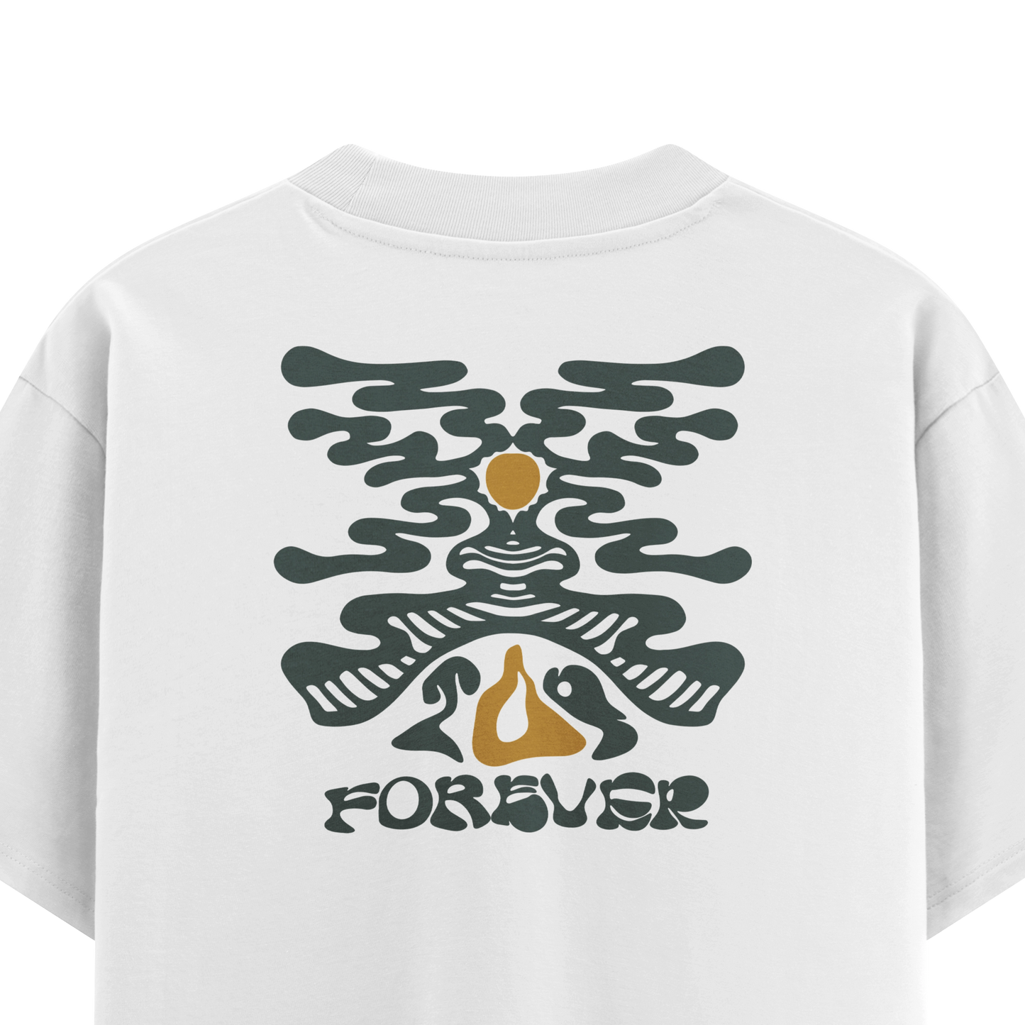 เสื้อยืดโอเวอร์ไซส์ ลาย Liquid Tribe สไตล์สตรีทอาร์ต | เสื้อยืดคอตตอนแท้