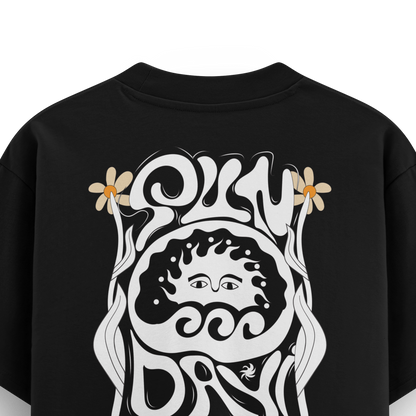 เสื้อยืดโอเวอร์ไซส์ ลาย Sunday สไตล์สตรีทอาร์ต | เสื้อยืดคอตตอนแท้