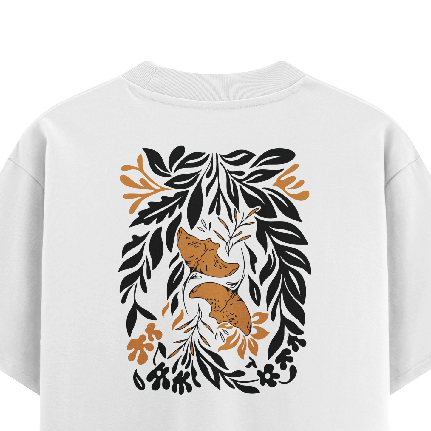 เสื้อโอเวอร์ไซส์ ลาย Stingray สไตล์สัตว์ทะเล | เสื้อยืดคอตตอนแท้