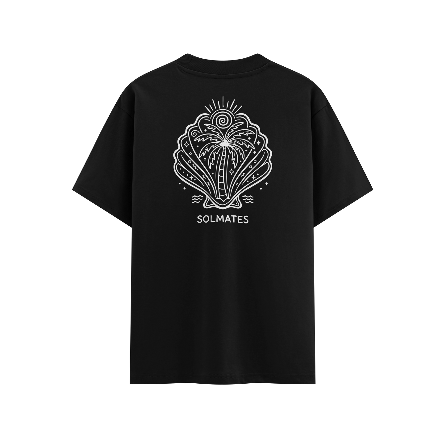 เสื้อโอเวอร์ไซส์ ลาย Solmates สไตล์ป่าไม้ | เสื้อยืดคอตตอนแท้