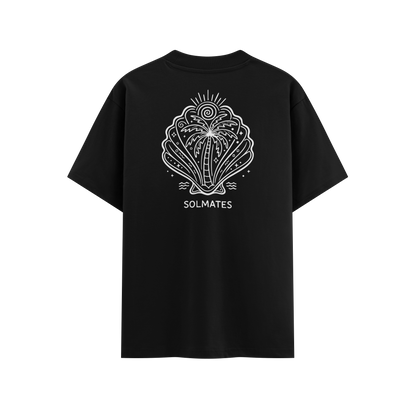 เสื้อโอเวอร์ไซส์ ลาย Solmates สไตล์ป่าไม้ | เสื้อยืดคอตตอนแท้