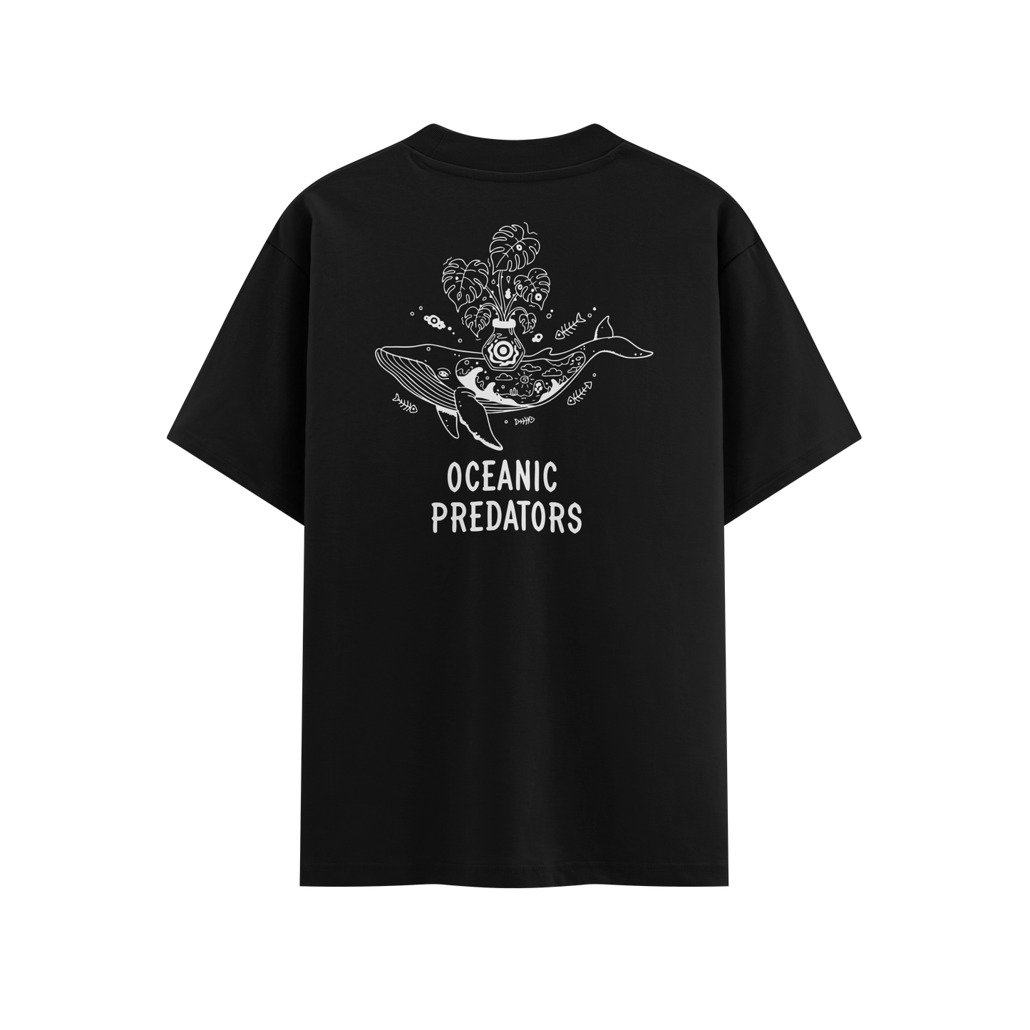 เสื้อโอเวอร์ไซส์ ลาย Predators สไตล์ผู้ล่า | เสื้อยืดคอตตอนแท้