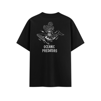 เสื้อโอเวอร์ไซส์ ลาย Predators สไตล์ผู้ล่า | เสื้อยืดคอตตอนแท้