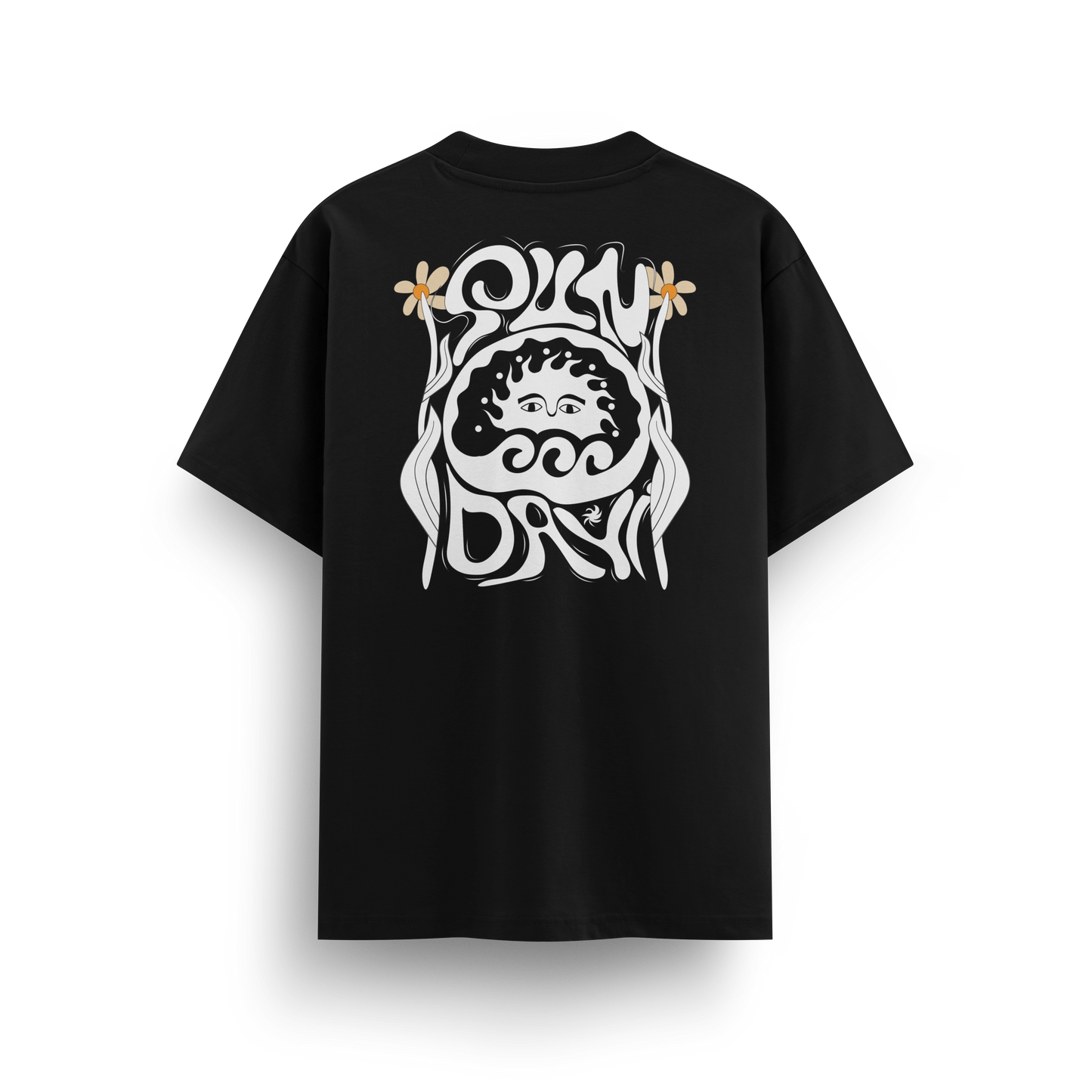 เสื้อยืดโอเวอร์ไซส์ ลาย Sunday สไตล์สตรีทอาร์ต | เสื้อยืดคอตตอนแท้