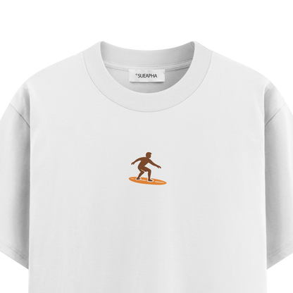 เสื้อยืดโอเวอร์ไซส์ ลาย Only Surf สไตล์เสิร์ฟบอร์ด | เสื้อยืดคอตตอนแท้