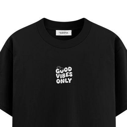 เสื้อโอเวอร์ไซส์ ลาย Feeling สไตล์สตรีทอาร์ต | เสื้อยืดคอตตอนแท้