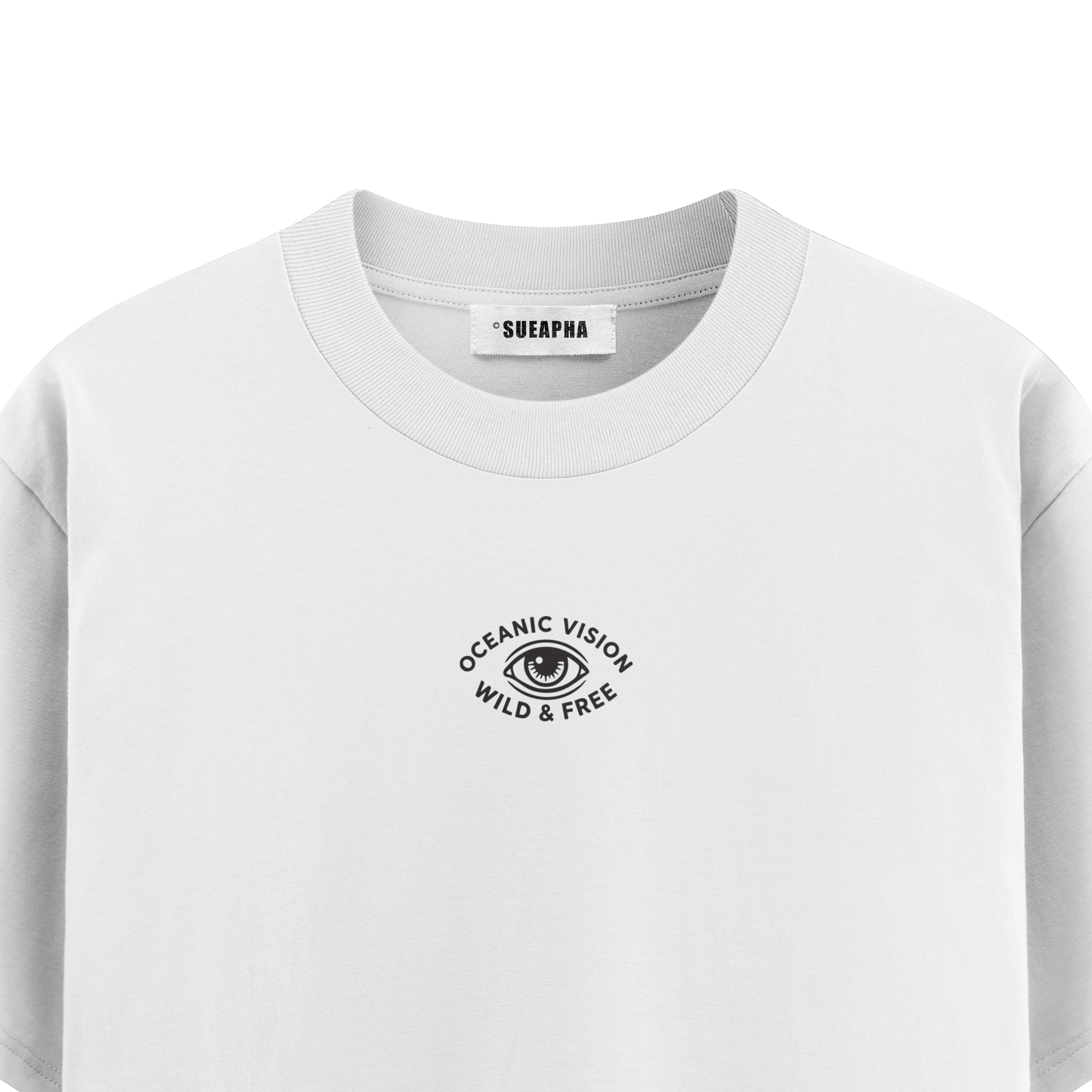 เสื้อโอเวอร์ไซส์ ลาย Ocean สไตล์ทะเลยามเย็น | เสื้อยืดคอตตอนแท้