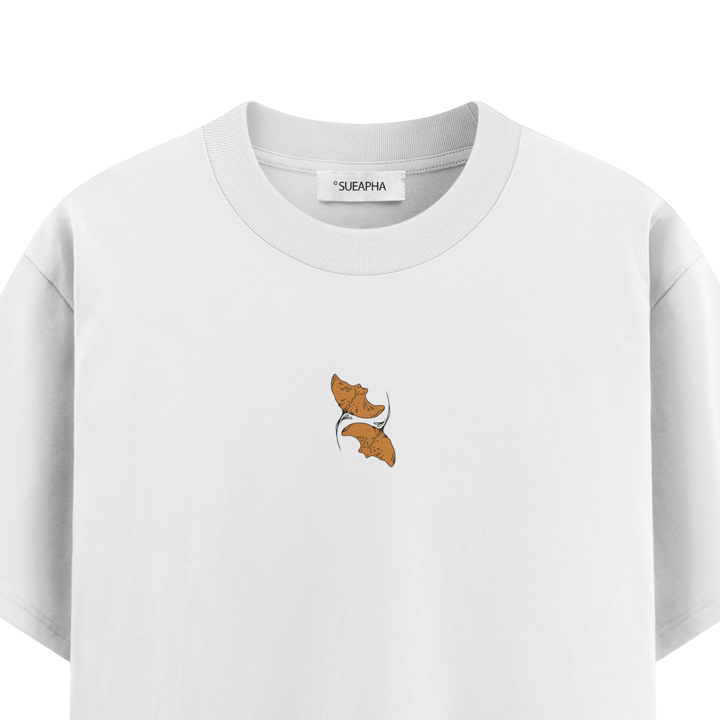 เสื้อโอเวอร์ไซส์ ลาย Stingray สไตล์สัตว์ทะเล | เสื้อยืดคอตตอนแท้