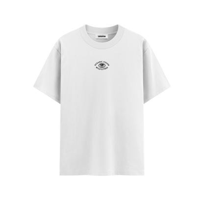 เสื้อโอเวอร์ไซส์ ลาย Ocean สไตล์ทะเลยามเย็น | เสื้อยืดคอตตอนแท้