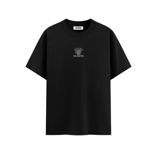 เสื้อโอเวอร์ไซส์ ลาย Solmates สไตล์ป่าไม้ | เสื้อยืดคอตตอนแท้