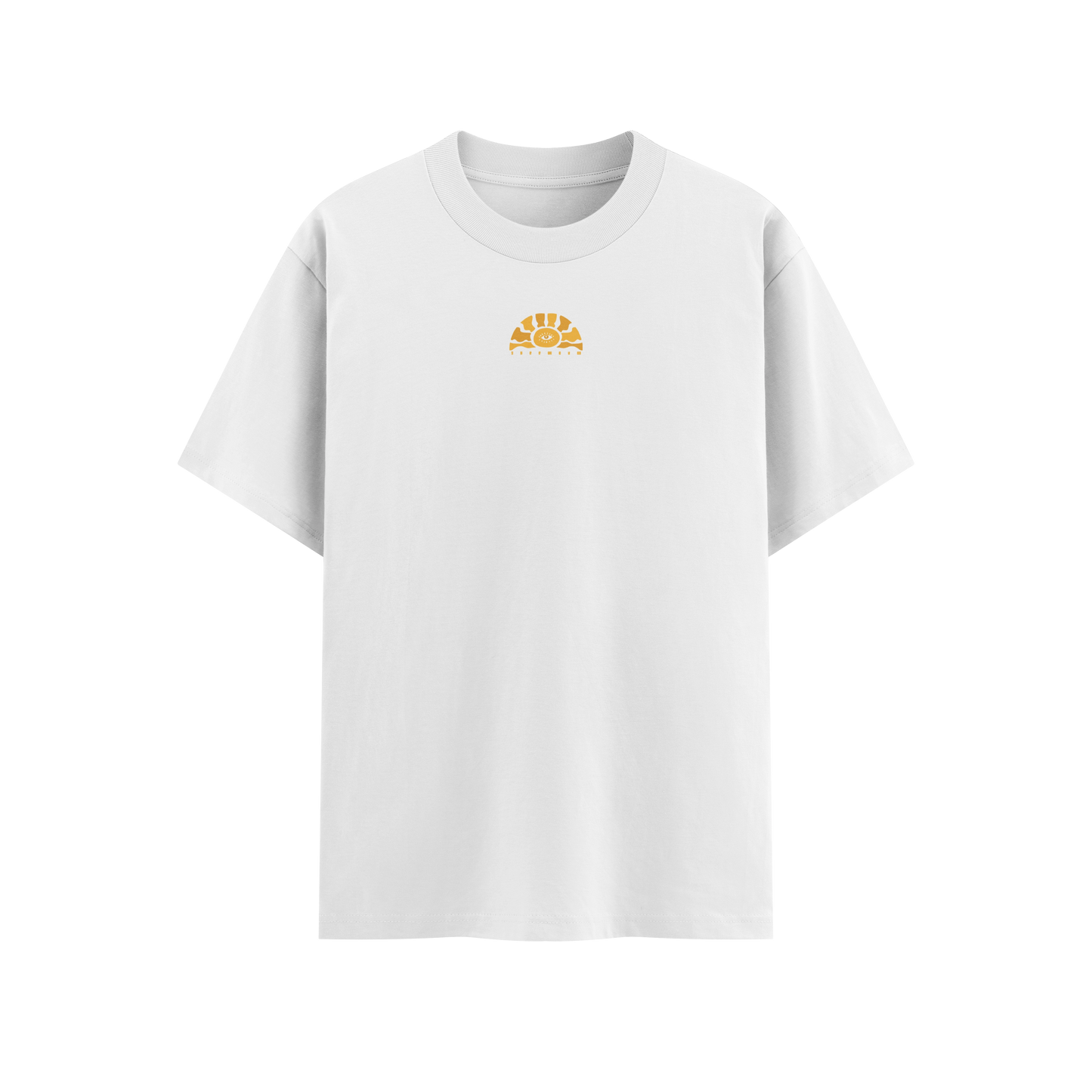 เสื้อยืดโอเวอร์ไซส์ ลาย Eyes of sun สไตล์สตรีทอาร์ต | เสื้อยืดคอตตอนแท้