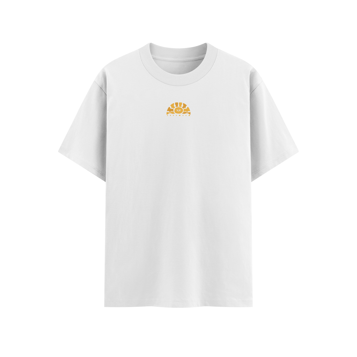 เสื้อยืดโอเวอร์ไซส์ ลาย Eyes of sun สไตล์สตรีทอาร์ต | เสื้อยืดคอตตอนแท้