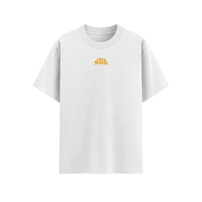 เสื้อยืดโอเวอร์ไซส์ ลาย Eyes of sun สไตล์สตรีทอาร์ต | เสื้อยืดคอตตอนแท้