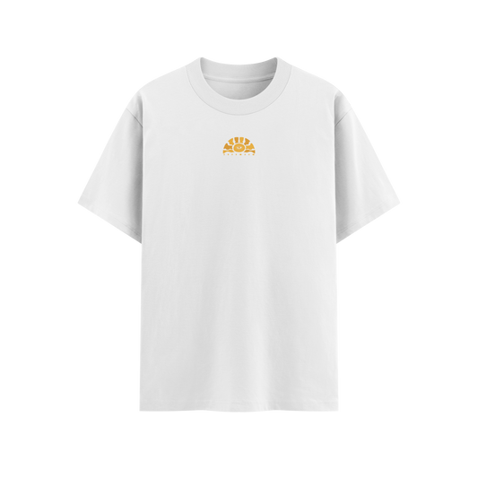 เสื้อยืดโอเวอร์ไซส์ ลาย Eyes of sun สไตล์สตรีทอาร์ต | เสื้อยืดคอตตอนแท้