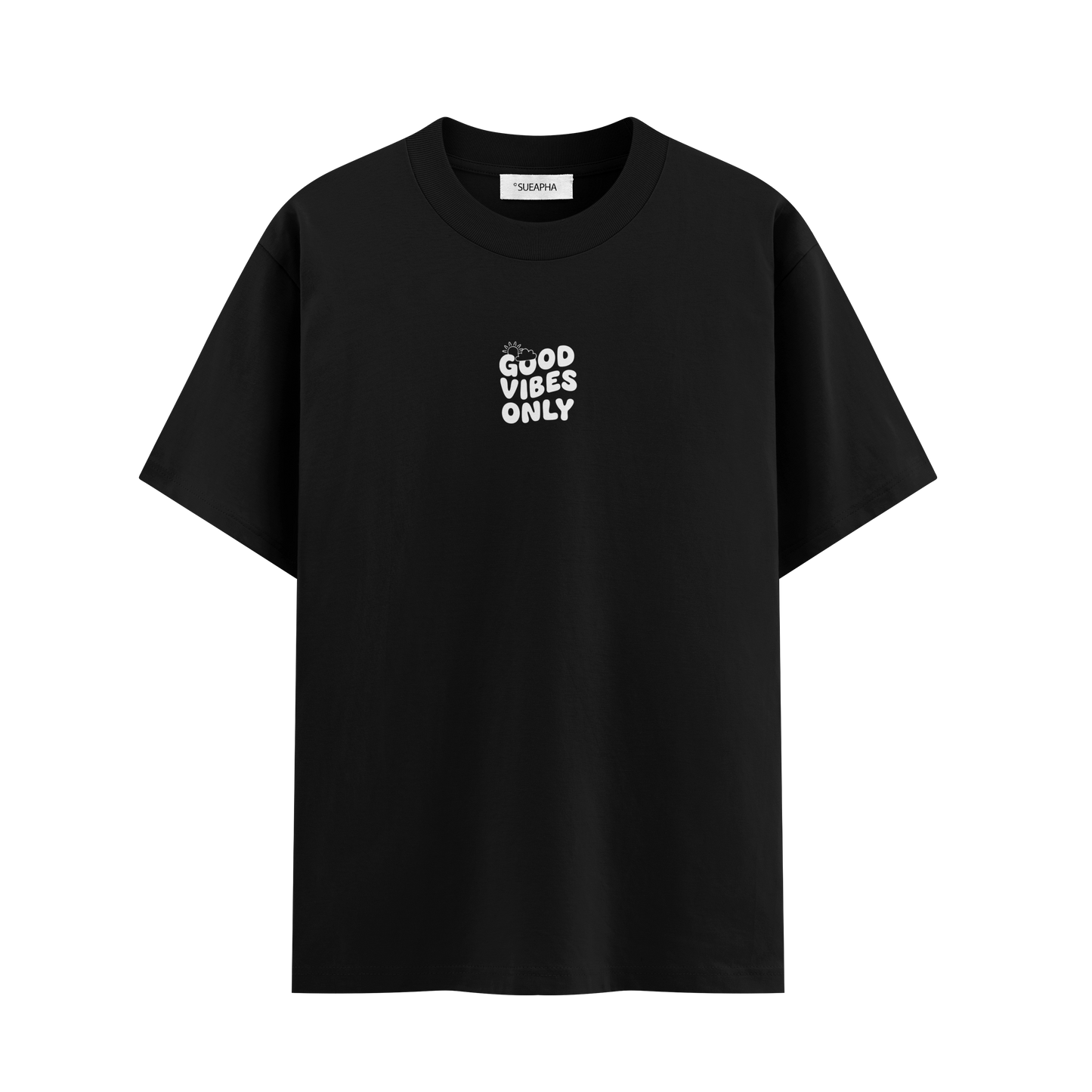 เสื้อโอเวอร์ไซส์ ลาย Feeling สไตล์สตรีทอาร์ต | เสื้อยืดคอตตอนแท้