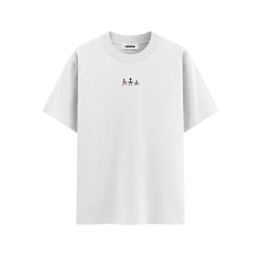 เสื้อยืดโอเวอร์ไซส์ ลาย Who waiting สไตล์สตรีทอาร์ต | เสื้อยืดคอตตอนแท้